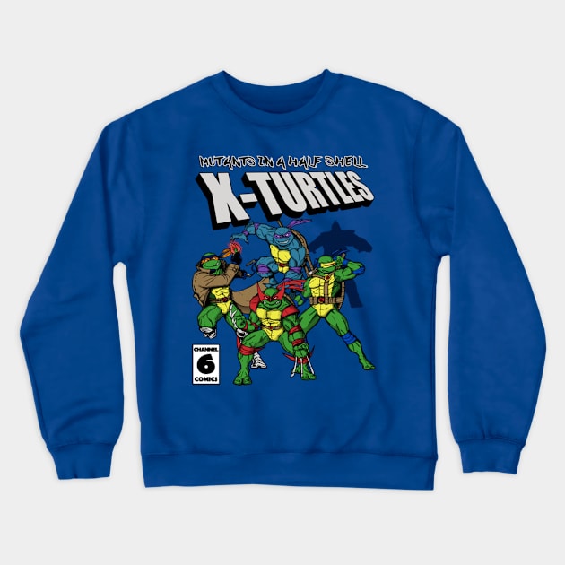 X-Turtles Mutants in a half shell Crewneck Sweatshirt by LegendaryPhoenix